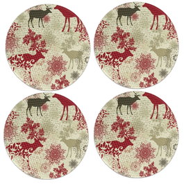 Hermia Salvamanteles Individuales Multicolor Pack de 4
